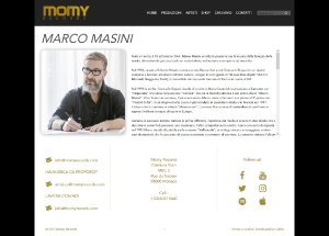 Marco Masini (Momy records) - Sviluppo Web
